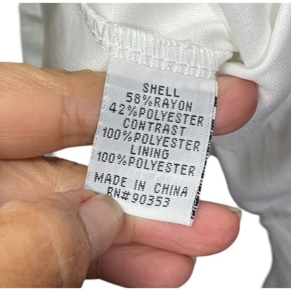 J Gee Dress Womens Sz Small White Lace Sleeveless Maxi Cottagecore Bridal Boho - Picture 11 of 13